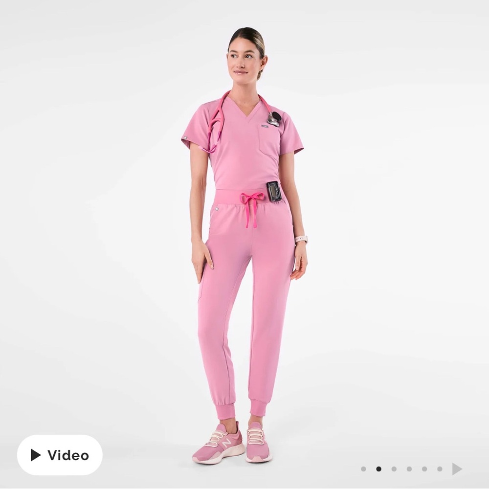 Figs Pink Track Pants & Joggers Soft Fabric Casual Wear